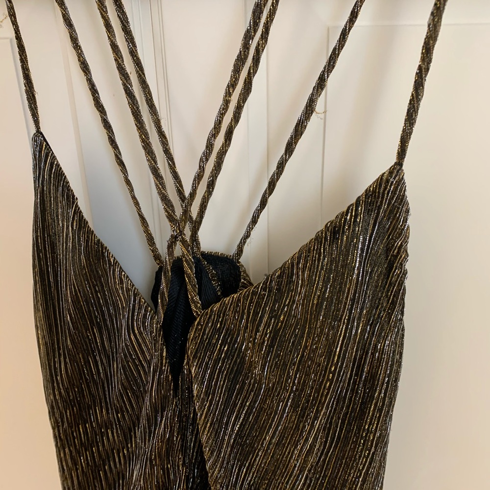 Topshop Gold Bodysuit